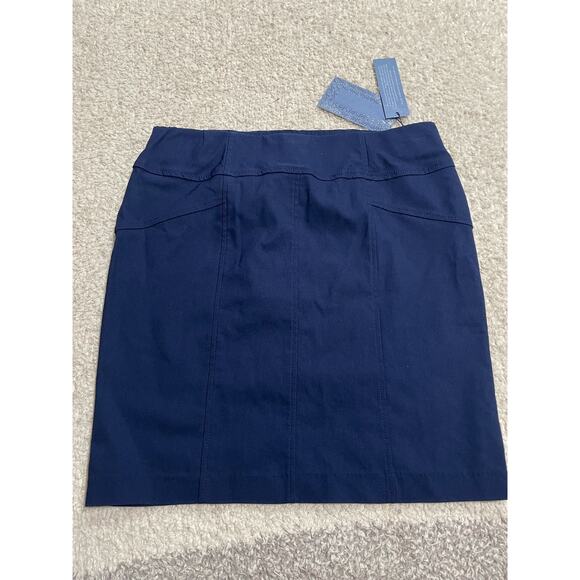 Simply Vera Vera Wang Dresses & Skirts - NWT Simply Vera Vera Wang Women's Size PS Pencil Mini Skirt Blue Petite Small